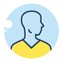 person with cancer icon